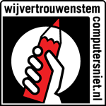 Wij vertrouwen stemcomputers niet